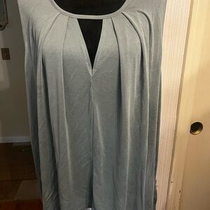 Sleeveless sage  green top